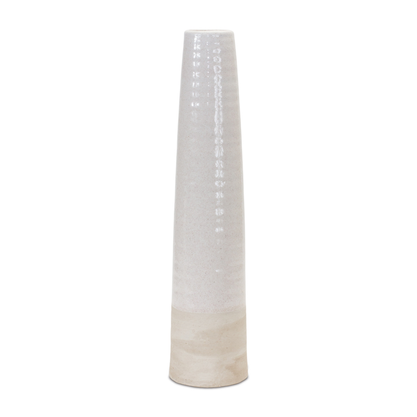 Stoneware Floor Vase 19.5"H