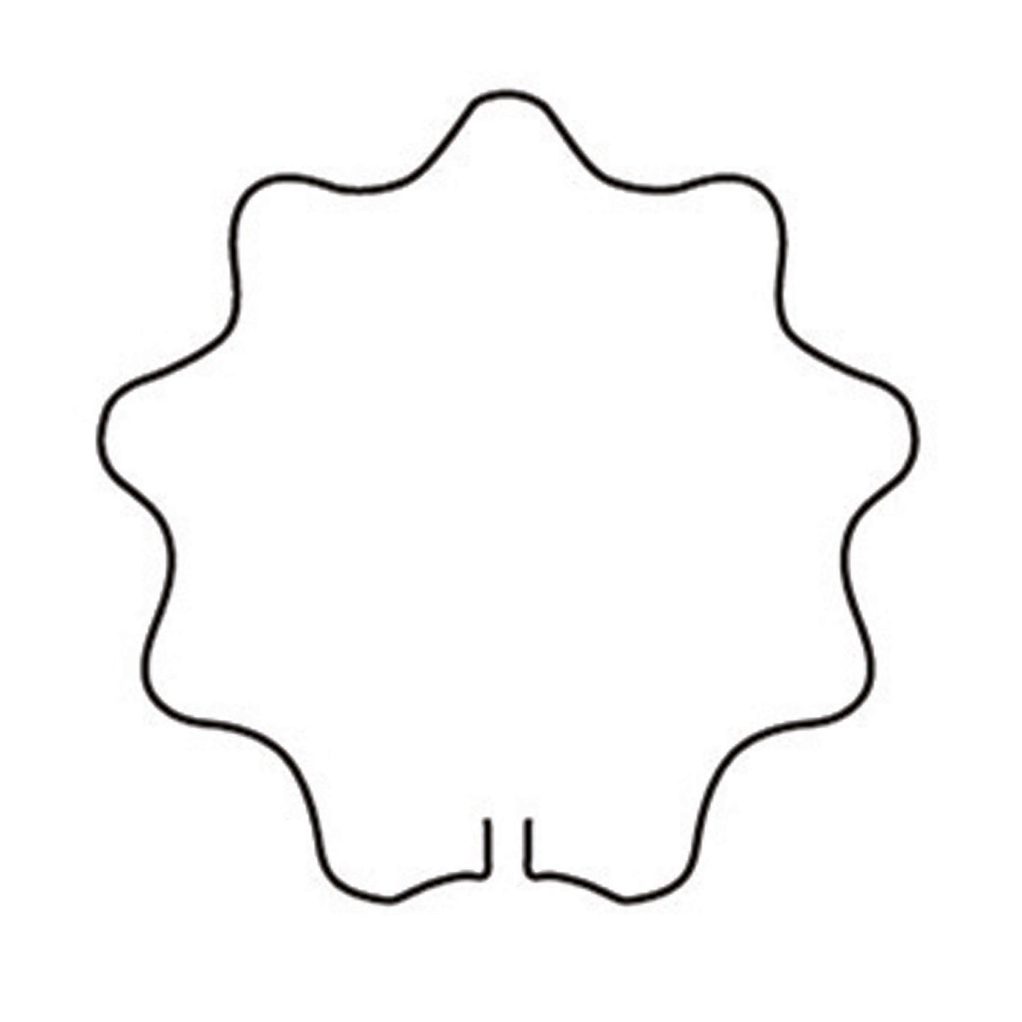 Plant Support Ring 13" Scalloped Circle