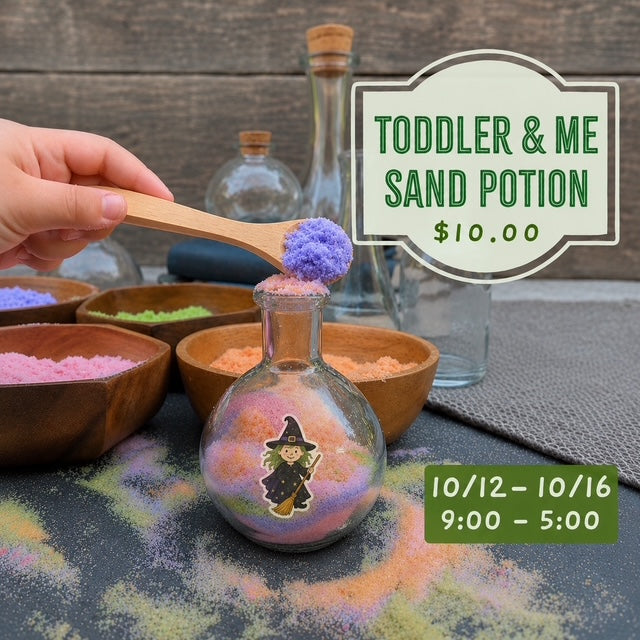 10.12-10.16: Toddler & Me Sand Potion Bottles