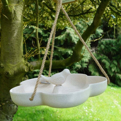 9.2" Natural Hanging Bird Bath/Feeder - Bamboo