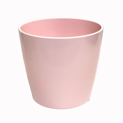 7" Rose Round Self-Watering Bamboo Pot