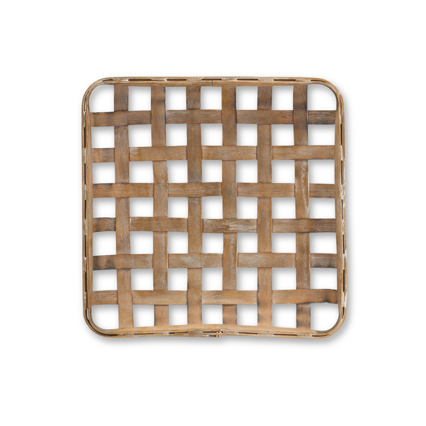 Square Bamboo Basket Tray (Set of 2)
