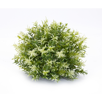Varigated Mini Leaf Half Orb (Set of 6)