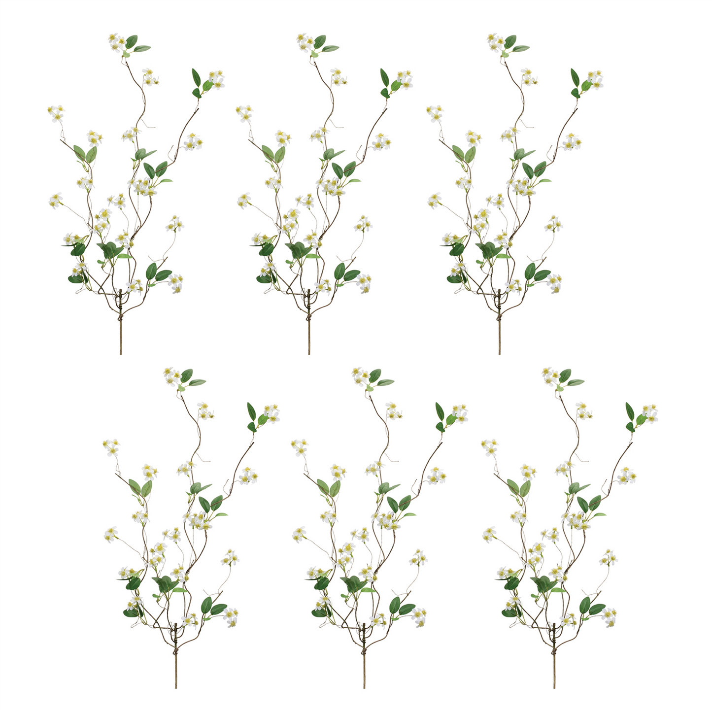 Mini Floral Twig Branch (Set of 6)