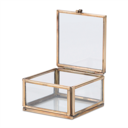 Decorative Glass Box (Set of 2)