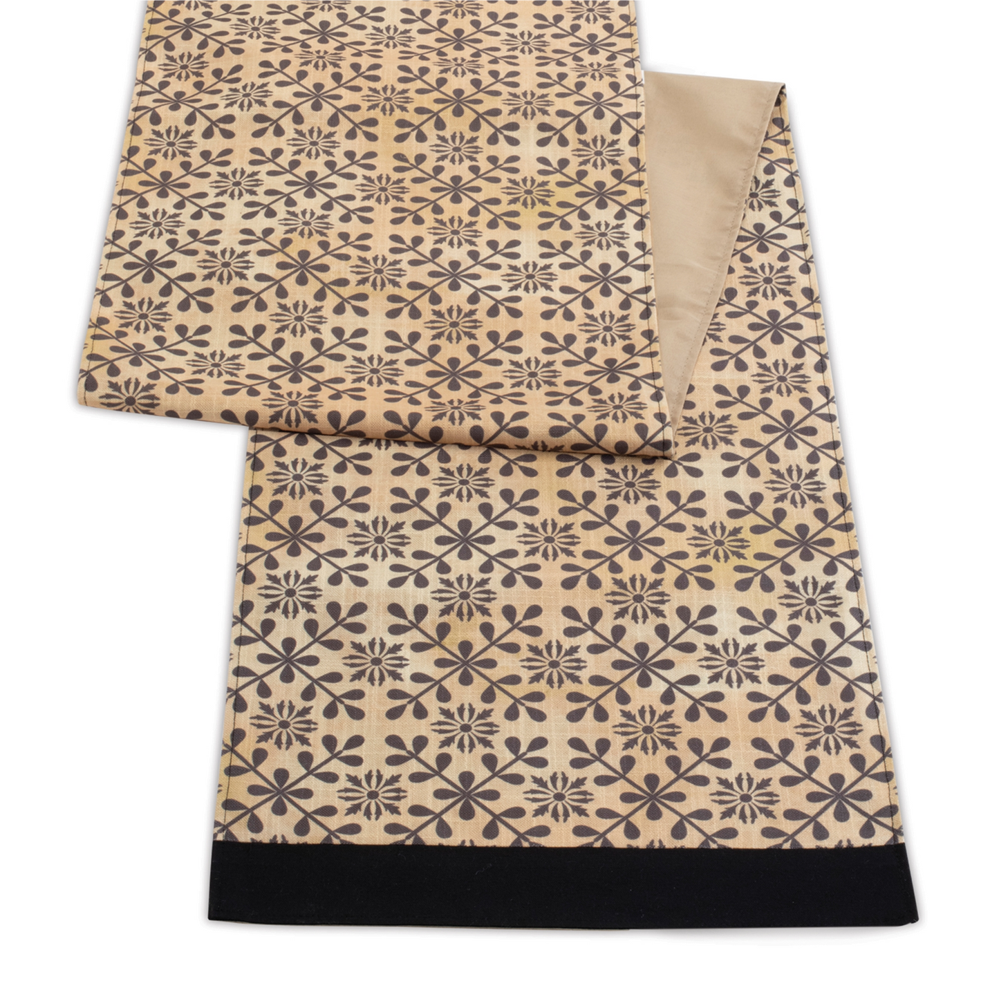 Geometric Floral Patterned Table Runner (Set of 2)