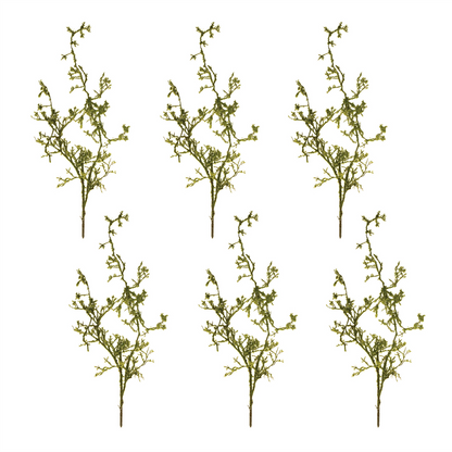Mossy Twig Branch Vine (Set of 6)