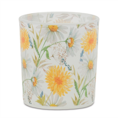 Floral Print Votive Candle Holder (Set of 3)