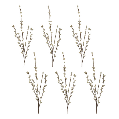 Pussy Willow Twig Spray (Set of 6)