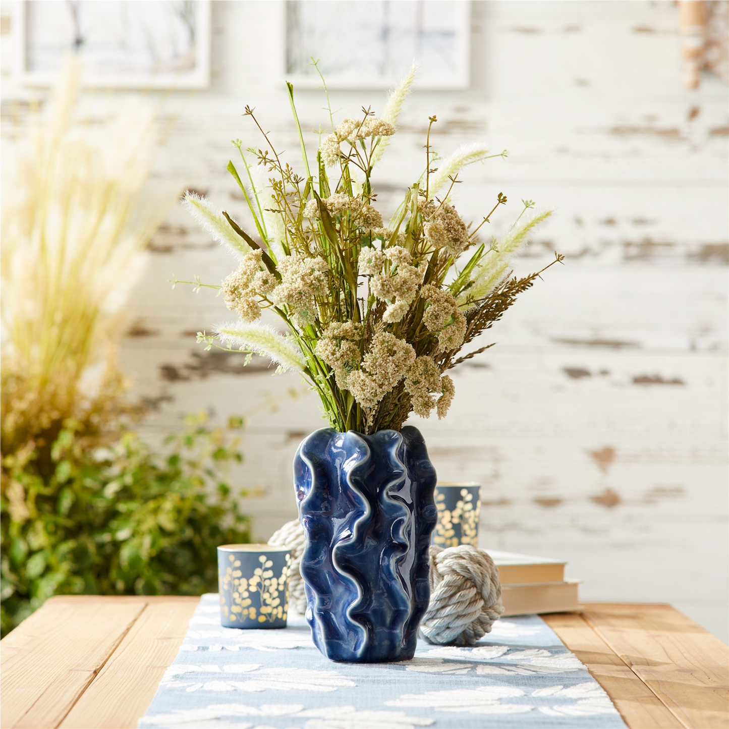 Heather Floral Bush (Set of 2)
