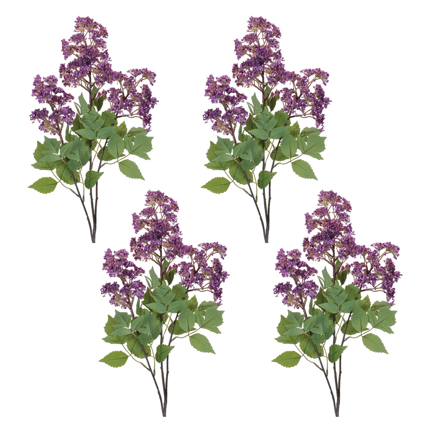 Lilac Floral Spray (Set of 4)