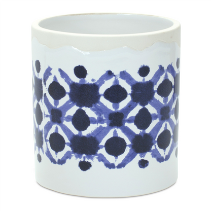 Tie-Dye Print Ceramic Pot (Set of 2)
