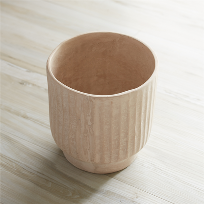 Recycled Paper Chalk Vase 7.5"H