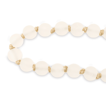 Frosted Glass Bead Garland – Set of 2