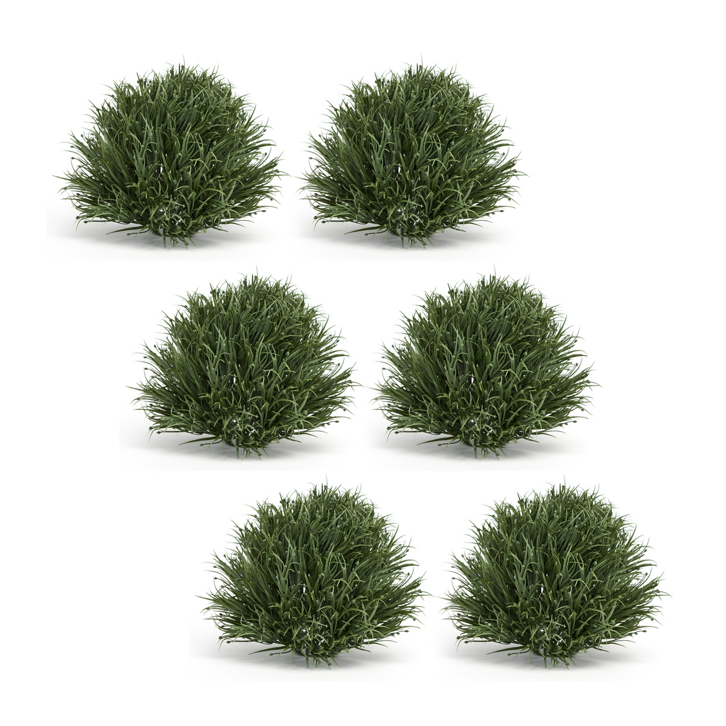 Spring Grass Half Orb (Set of 6)