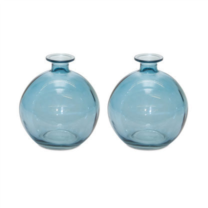 Glass Bubble Vase (Set of 2)