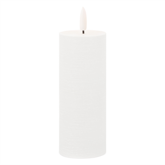 FIA Wick White Pillar Candle (Set of 4)