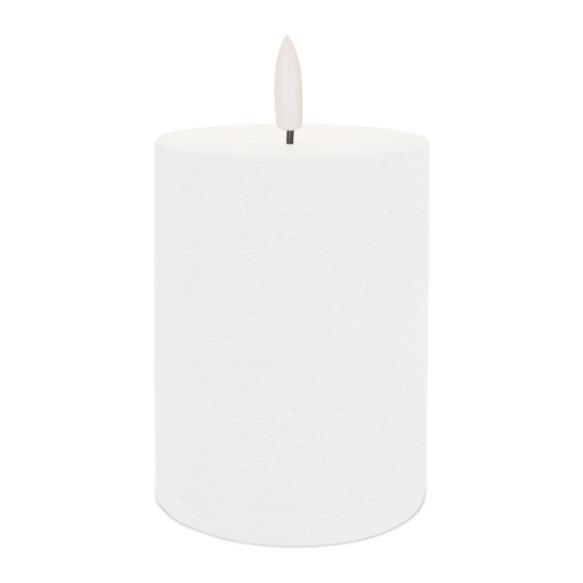 FIA Wick White Pillar Candle (Set of 2)