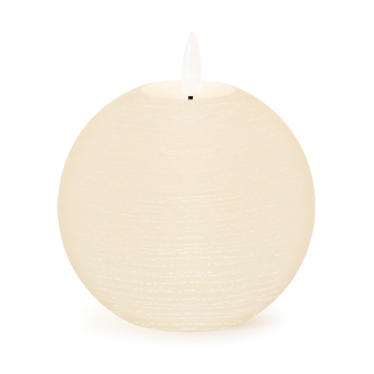 FIA Wick Ivory Round Candle (Set of 2)