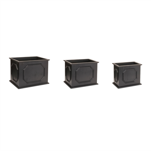 Wooden Box Planter (Set of 3)