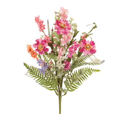 Mixed Daisy Floral Bush (Set of 2)