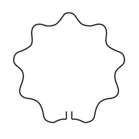 Plant Support Ring 13" Scalloped Circle