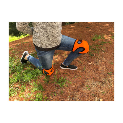 Orange Memory Foam Knee Pads