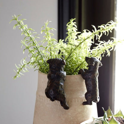 Mini Dachshund and Bull Dog Pot Hanger (Set of 6)
