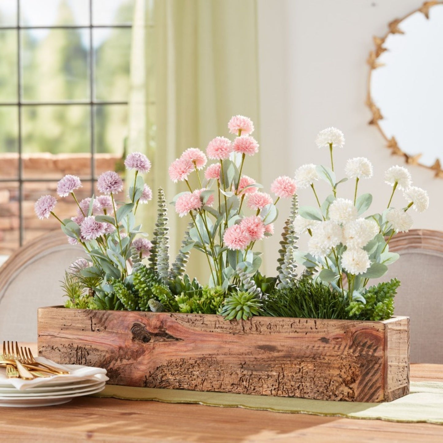 Mini Mum Floral Bush (Set of 4)