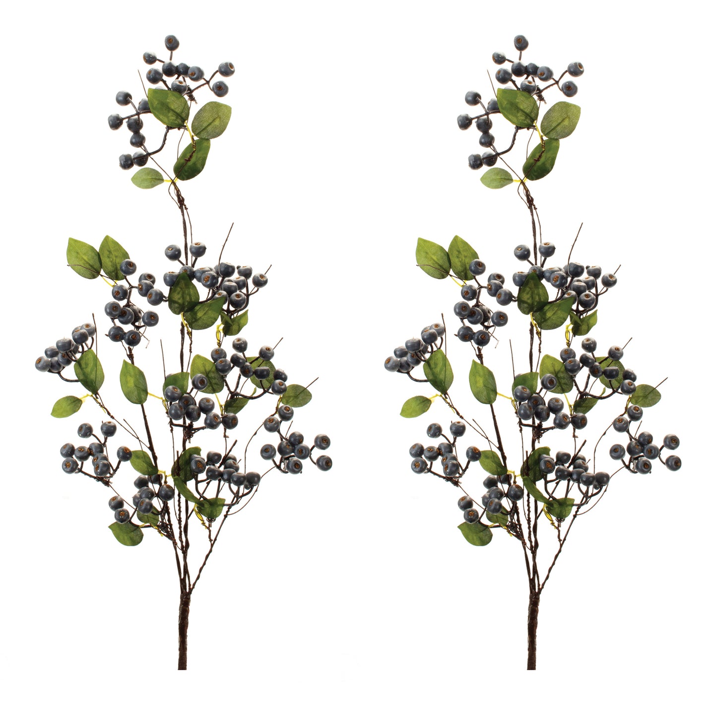 Blue Berry Foliage Spray (Set of 2)