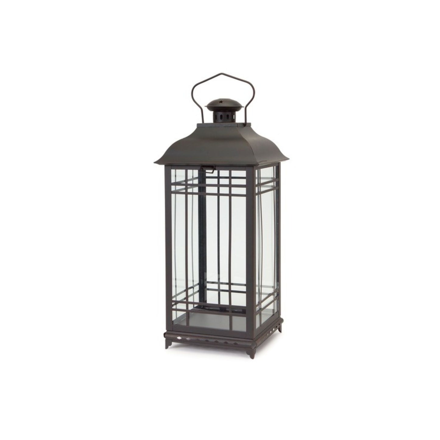 Traditional Black Metal Lantern (Set of 3)