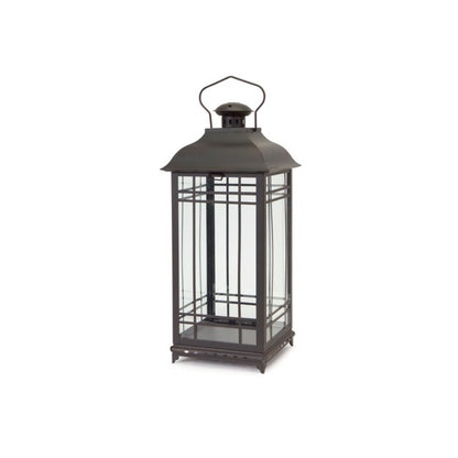 Traditional Black Metal Lantern (Set of 3)
