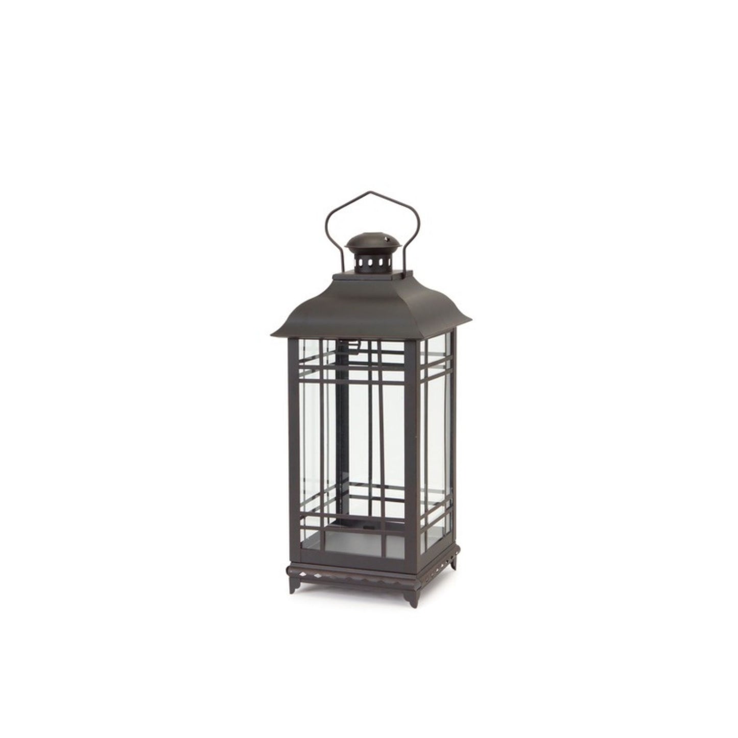 Traditional Black Metal Lantern (Set of 3)