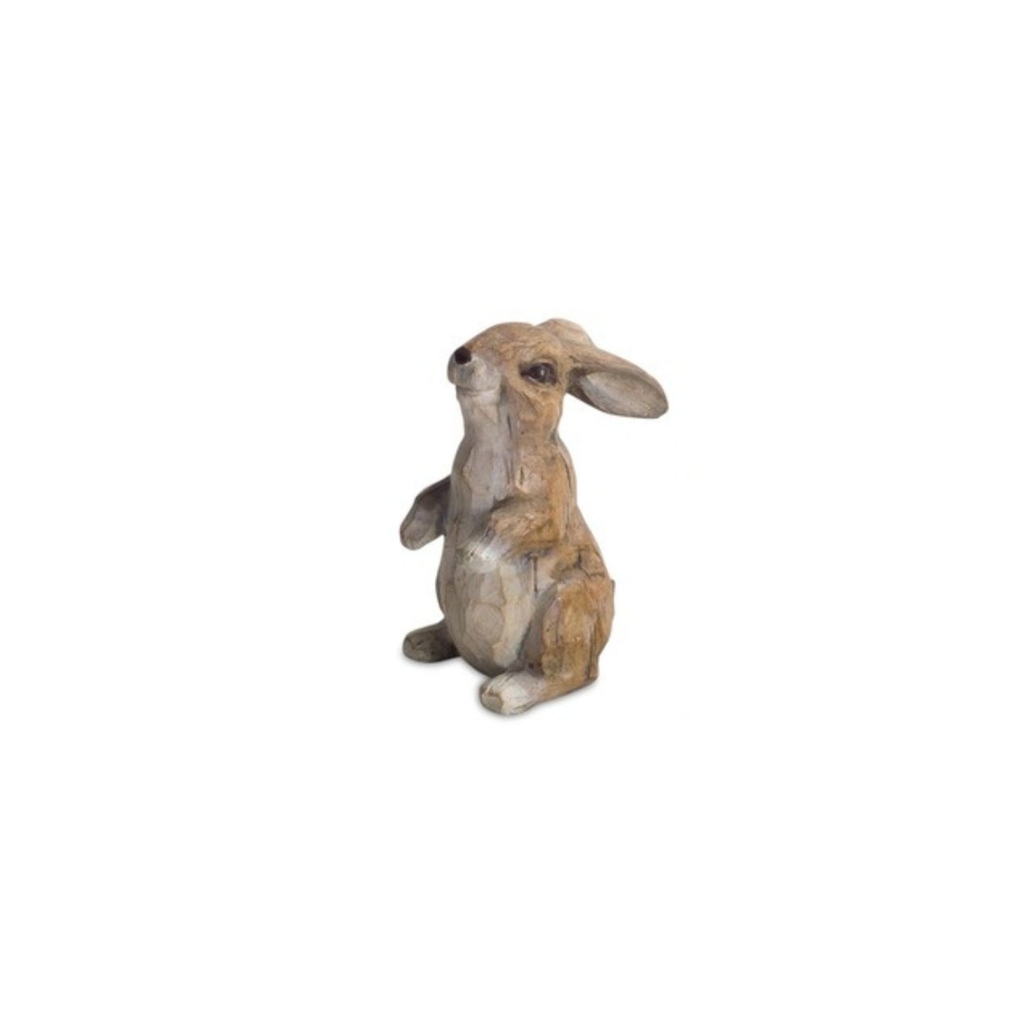 Carved Stone Garden Rabbit Figurine (Set of 6)